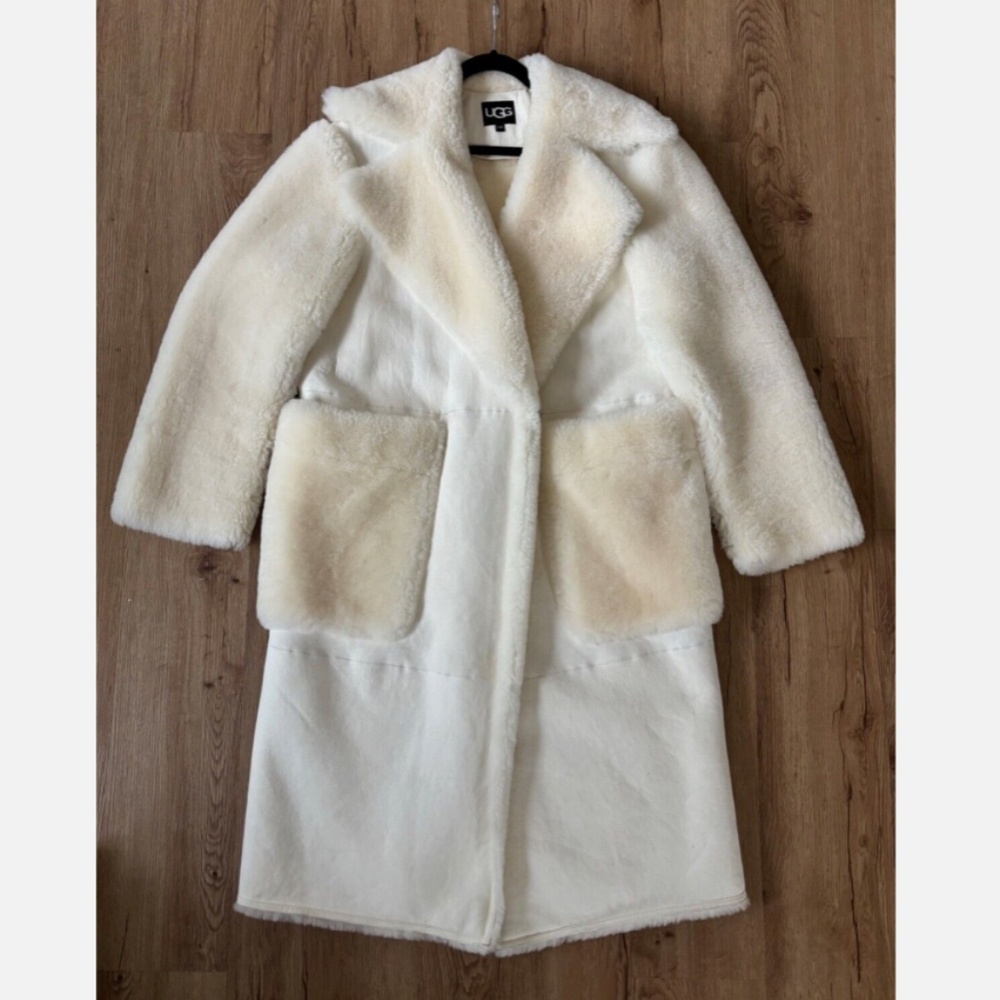 ★Org.$2198 UGG Shearling Coat Regenerate S/M★